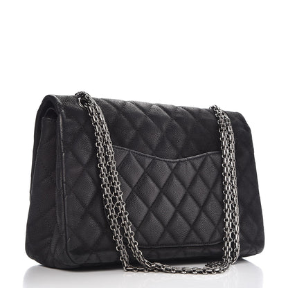 Chanel Iridescent Caviar Quilted 2.55 Reissue 227 Flap Black 4 of 12