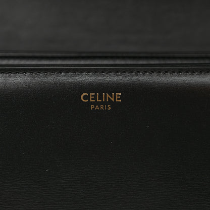 Celine Shiny Calfskin Large Triomphe Black 7 of 11