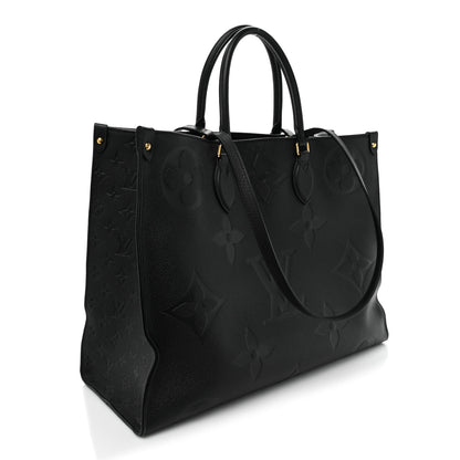 Louis Vuitton Empreinte Monogram Giant Onthego GM Black 3 of 13