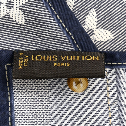 Louis Vuitton Silk Monogram New Denim Bandeau Marine 3 of 3