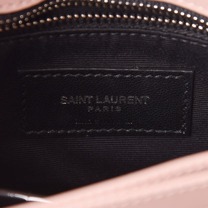 Saint Laurent Calfskin Y Quilted Monogram Toy Loulou Crossbody Bag Tender Pink 8 of 12