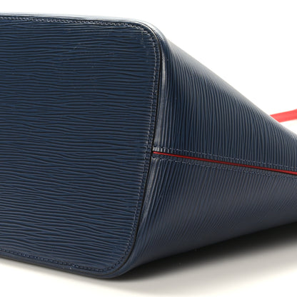 Louis Vuitton Epi Neverfull MM Indigo Coquelicot 9 of 9