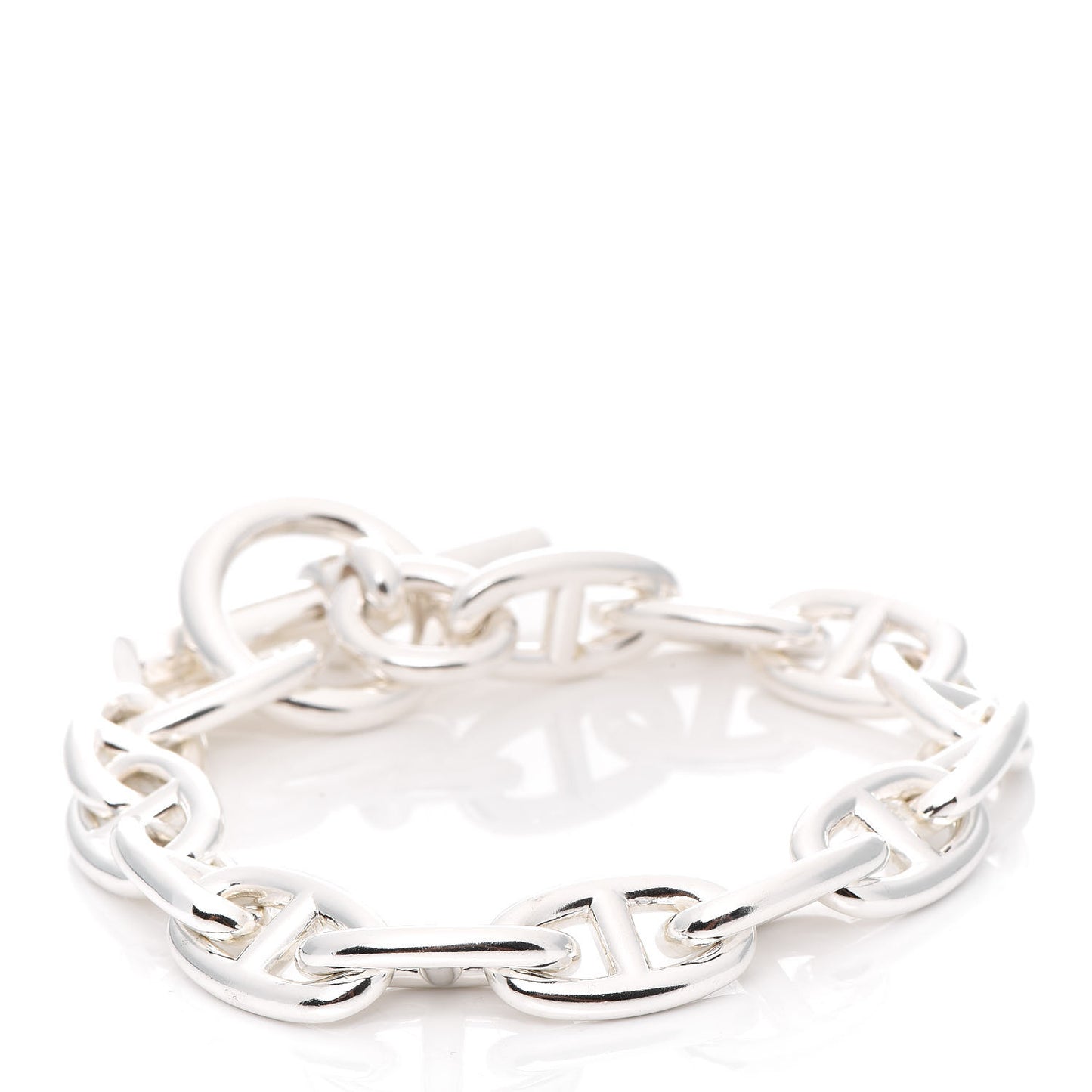 Sterling Silver TGM Chaine D'Ancre Bracelet 17