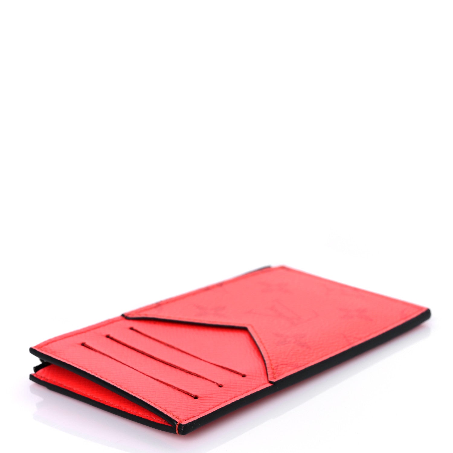 Louis Vuitton Taigarama Coin Card Holder Fire Red 4 of 7