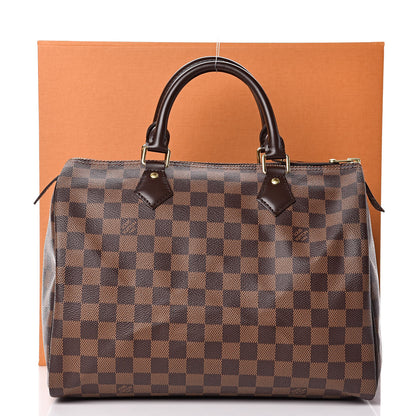 Louis Vuitton Damier Ebene Speedy 30 10 of 10