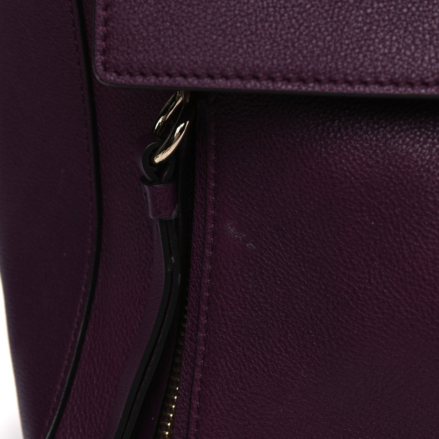 Chloe Calfskin Medium Faye Day Shoulder Bag Intense Violine 11 of 11