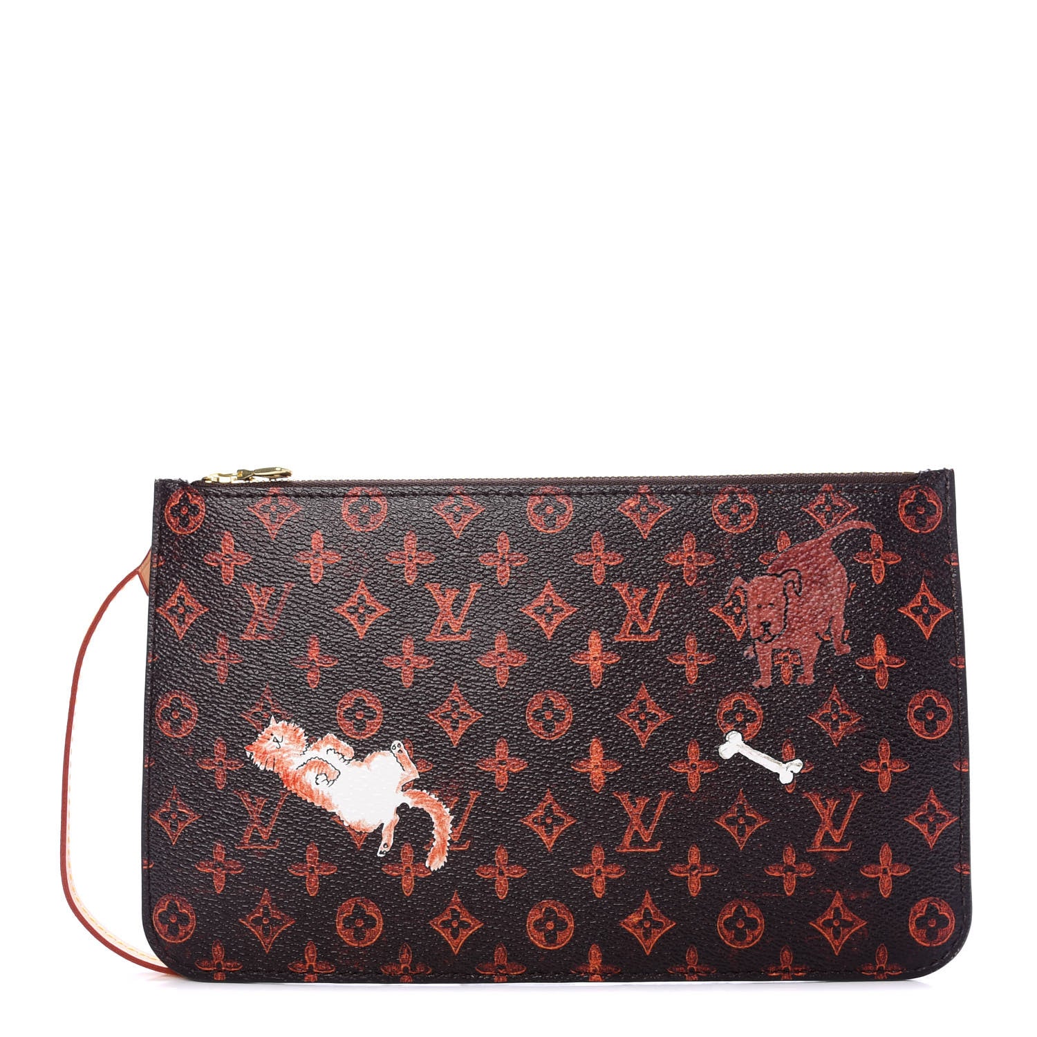 Louis Vuitton Catogram Neverfull MM GM Pochette Marron 1 of 7