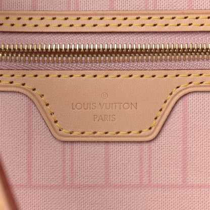 Louis Vuitton Damier Azur Neo Neverfull GM Rose Ballerine 7 of 11