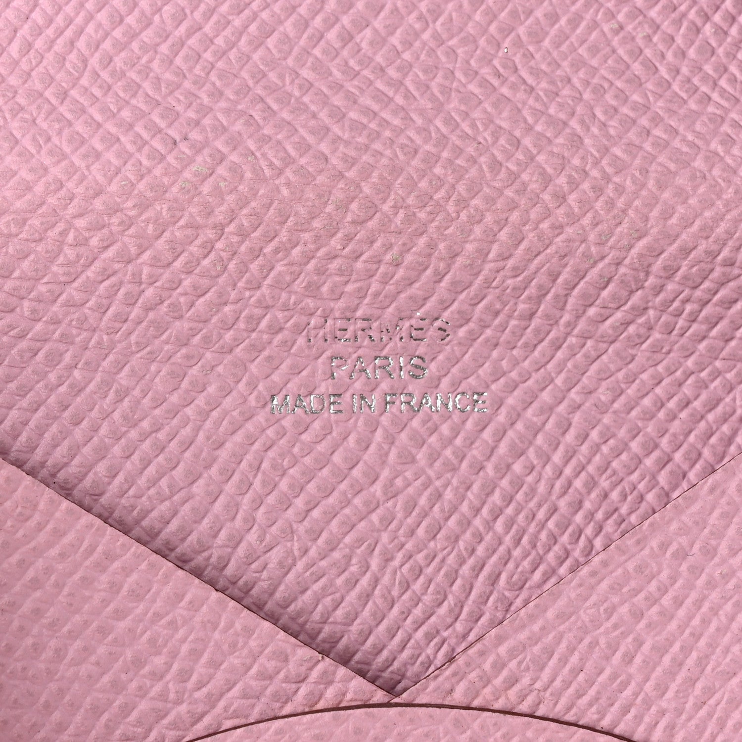 Hermes Epsom Calvi Card Case Mauve Sylvestre 5 of 9