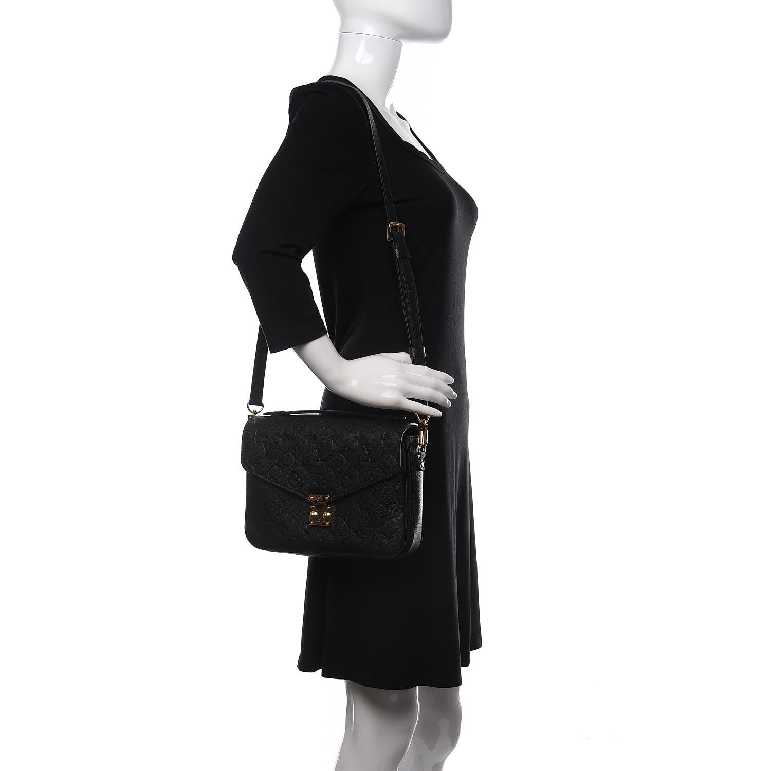 Louis Vuitton Empreinte Pochette Metis Black 2 of 9