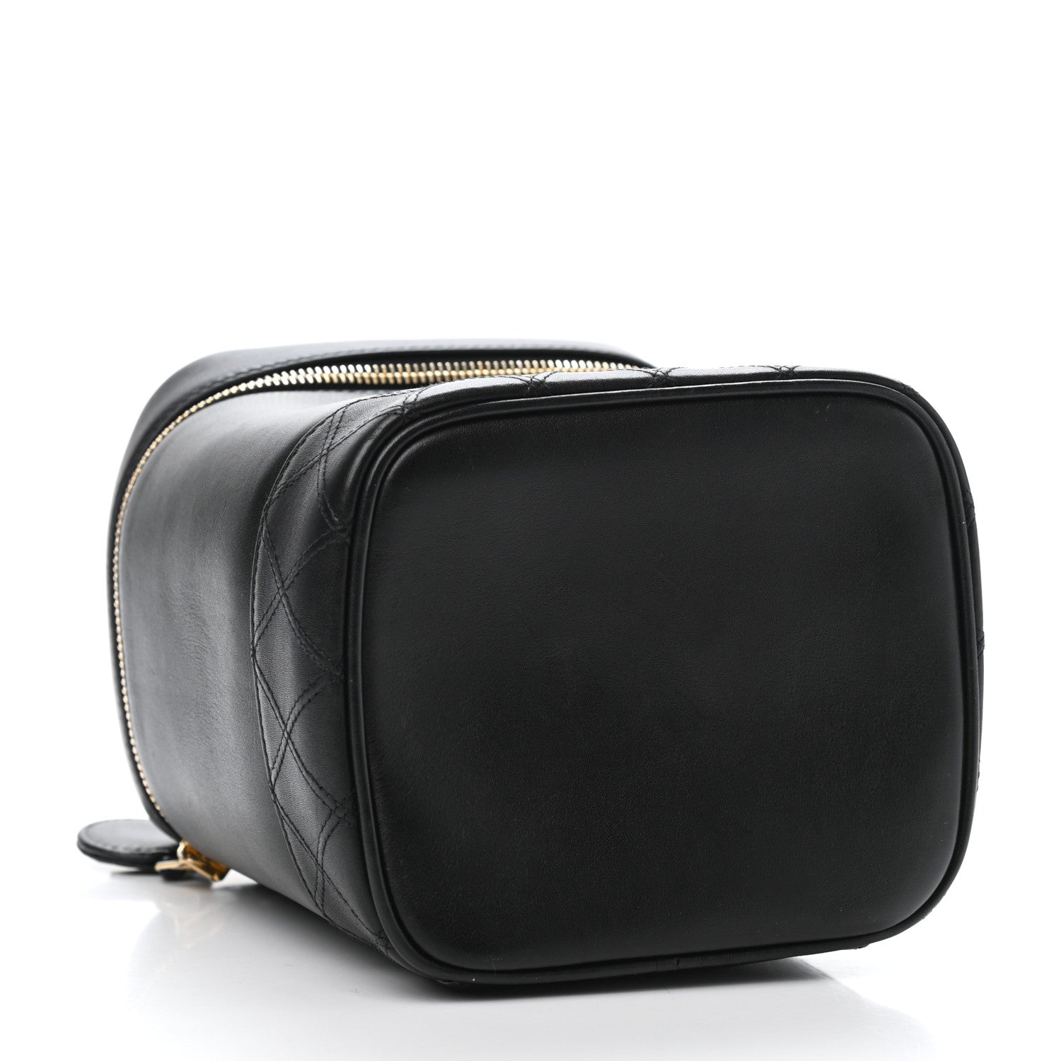 Chanel Lambskin Vanity Cosmetic Case Black 3 of 4