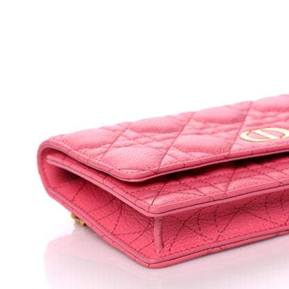 Christian Dior Supple Calfskin Caro Belt Bag Peony Pink 9 of 12