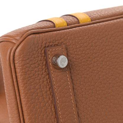 Hermes Togo Swift Officier Birkin 30 Gold Ambre 11 of 12