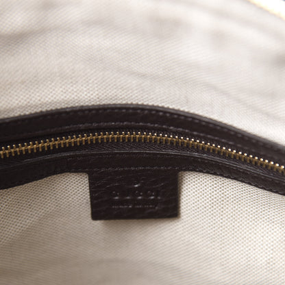 Gucci Calfskin Vintage Web Medium Boston Dark Brown 9 of 11