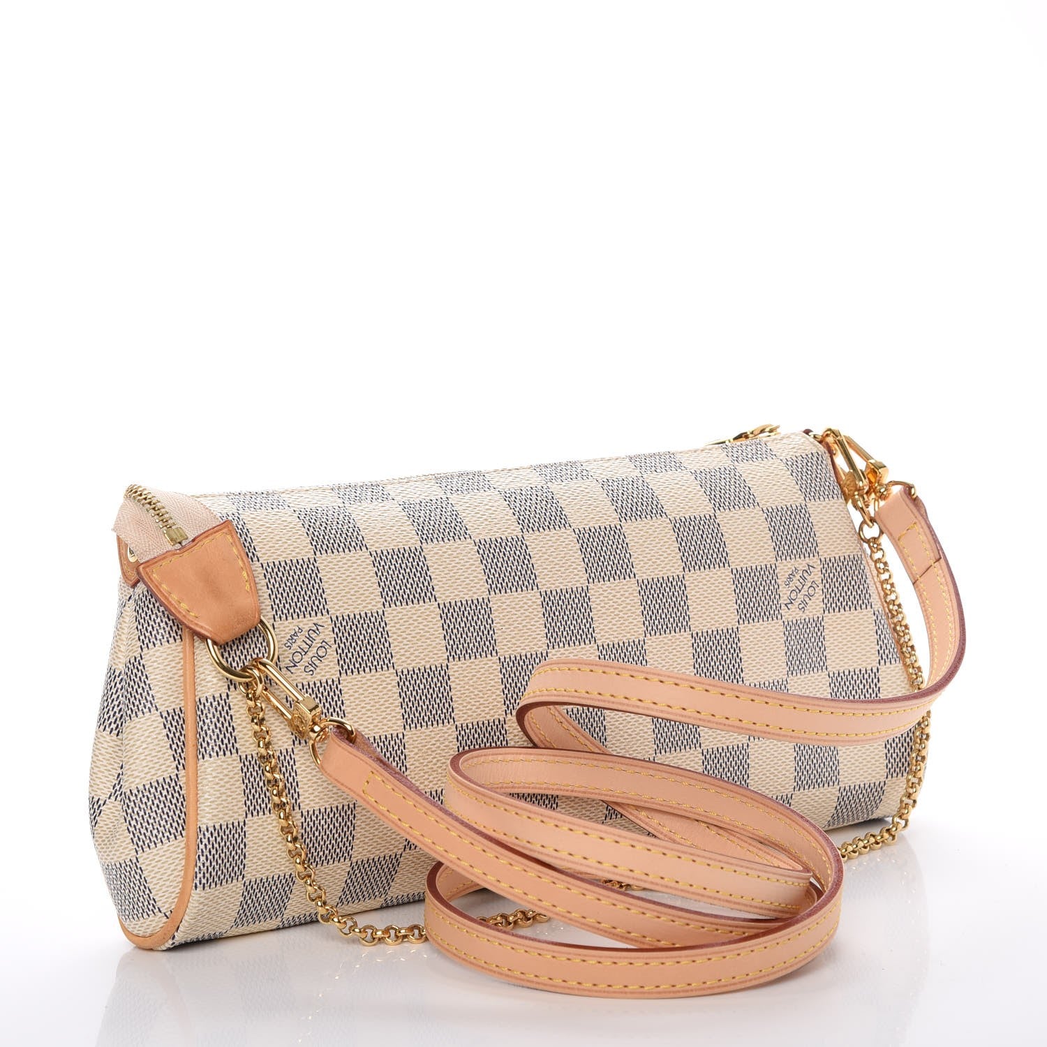 Louis Vuitton Damier Azur Eva Clutch 3 of 9