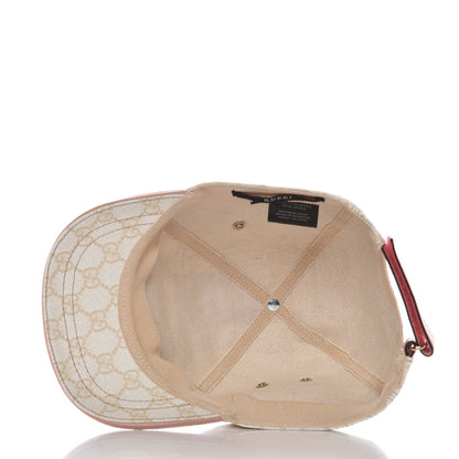 Gucci GG Supreme Monogram Baseball Hat L Brown 5 of 7