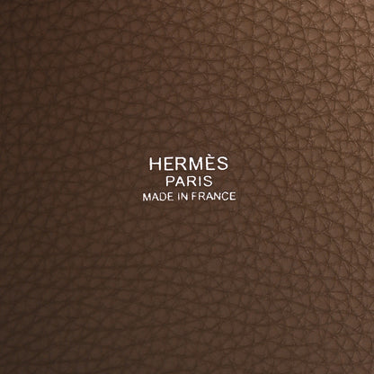 Hermes Taurillon Clemence Picotin Lock 18 PM Etoupe 6 of 11