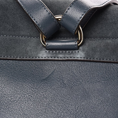 Chloe Suede Calfskin Medium Faye Backpack Silver Blue 11 of 12