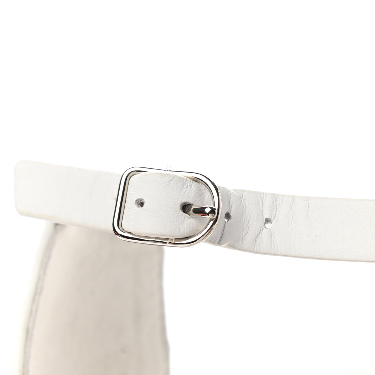 Calfskin Costanza Espadrilles 36 White