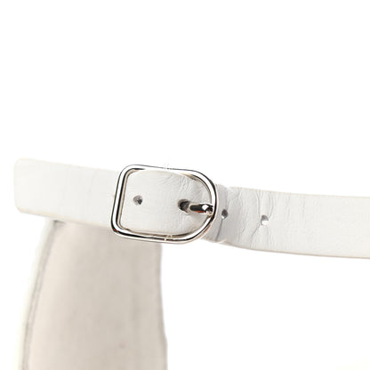 Hermes Calfskin Costanza Espadrilles 36 White 10 of 13