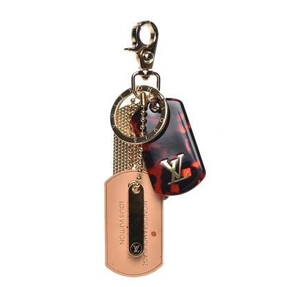 Louis Vuitton Monogramouflage Bag Charm Red 1 of 5