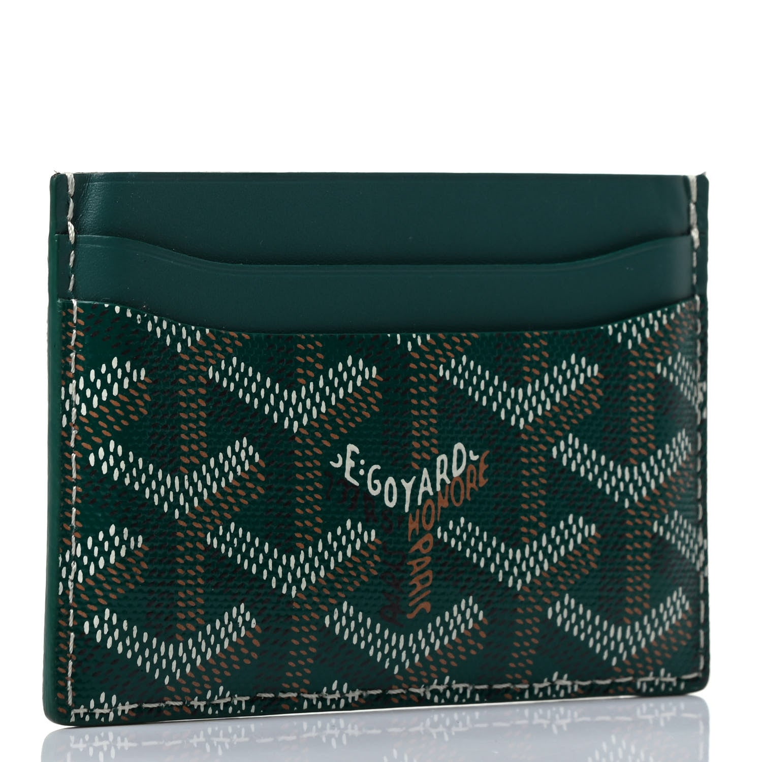 Goyard Goyardine Saint Sulpice Card Holder Green 2 of 4