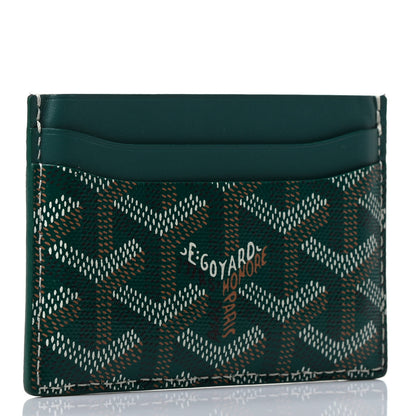 Goyard Goyardine Saint Sulpice Card Holder Green 2 of 4