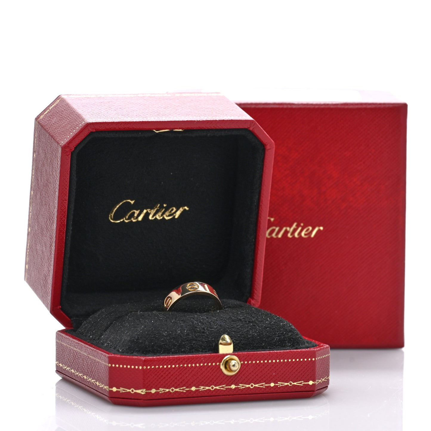 18K Yellow Gold 5.5mm LOVE Ring 52 6