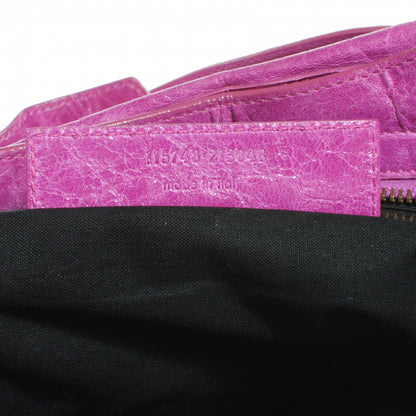 Balenciaga Agneau Rubber Covered Classic Hardware City Amethyst 7 of 7