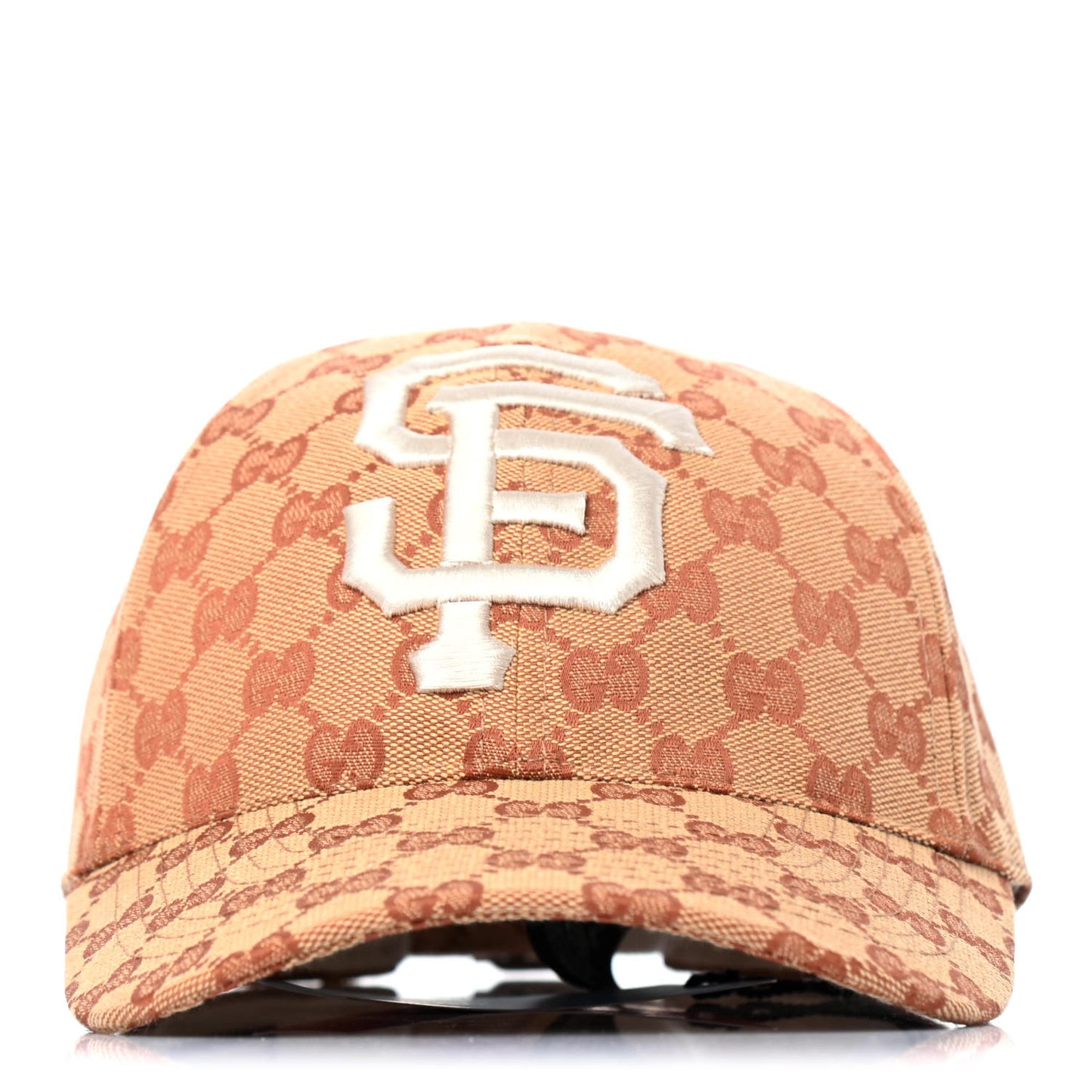 X MLB Monogram SF Giants Baseball Hat 57-61 Beige Ruggine