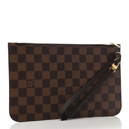 Louis Vuitton Damier Ebene Neverfull MM GM Pochette 2 of 4