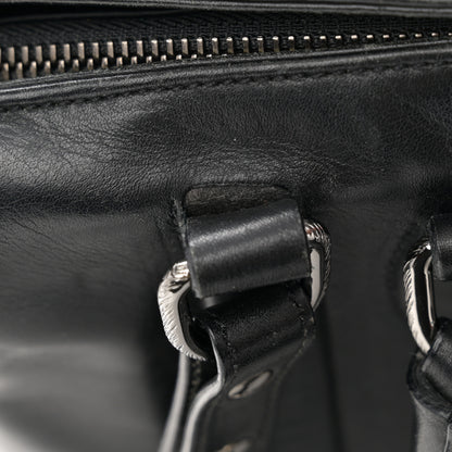 Christian Louboutin CHRISTIAN LOUBOUTIN Calfskin Justine Spikes Tote Black 16 of 16