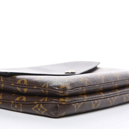 Louis Vuitton Monogram Twice Pochette Black 8 of 10