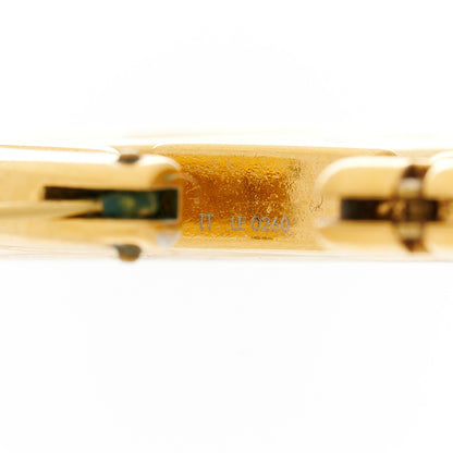 Louis Vuitton Metal Louise Hoop Earrings Gold 5 of 5