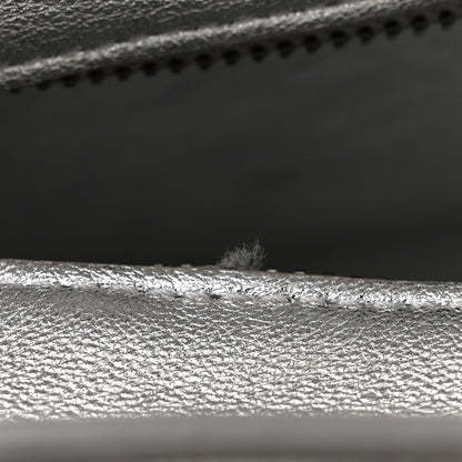 Celine Laminated Lambskin Nano Luggage Silver 13 of 17