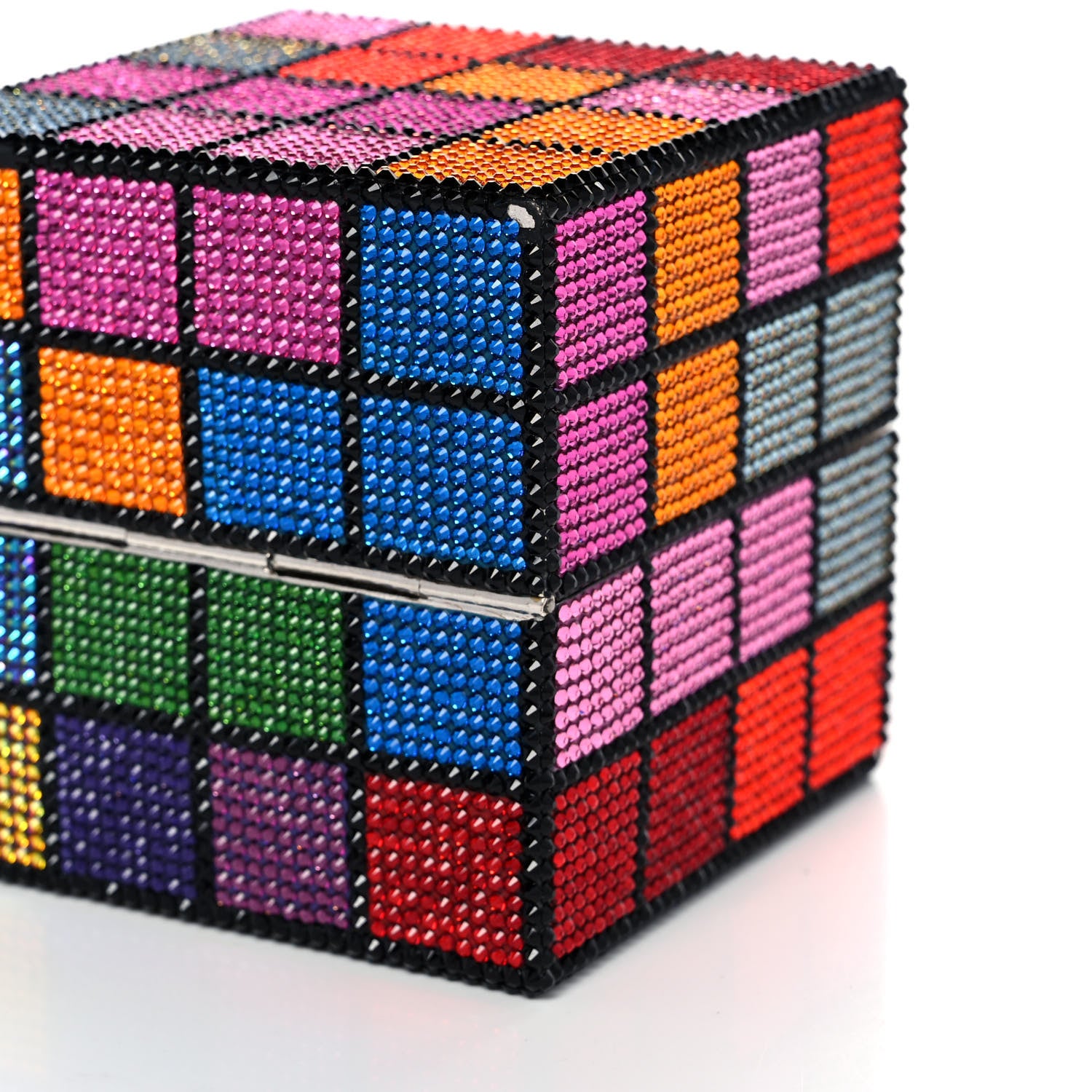 Judith Leiber Crystal Rubix Cube Clutch Multicolor 10 of 14