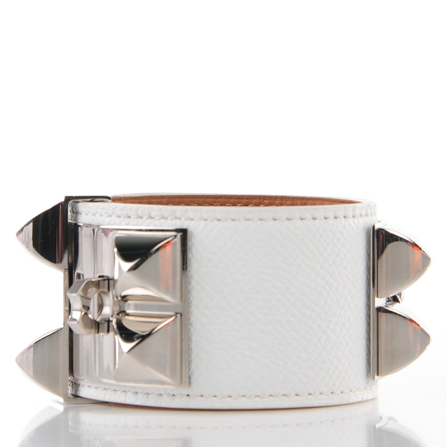 Epsom Collier de Chien CDC Bracelet L White