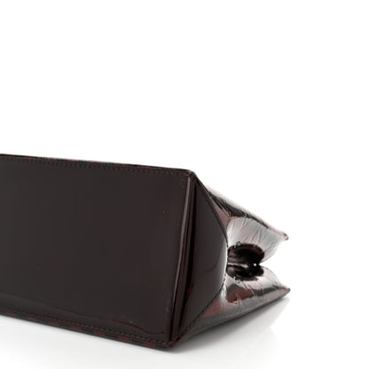 Louis Vuitton Vernis Rayures Wilshire PM Amarante 9 of 9