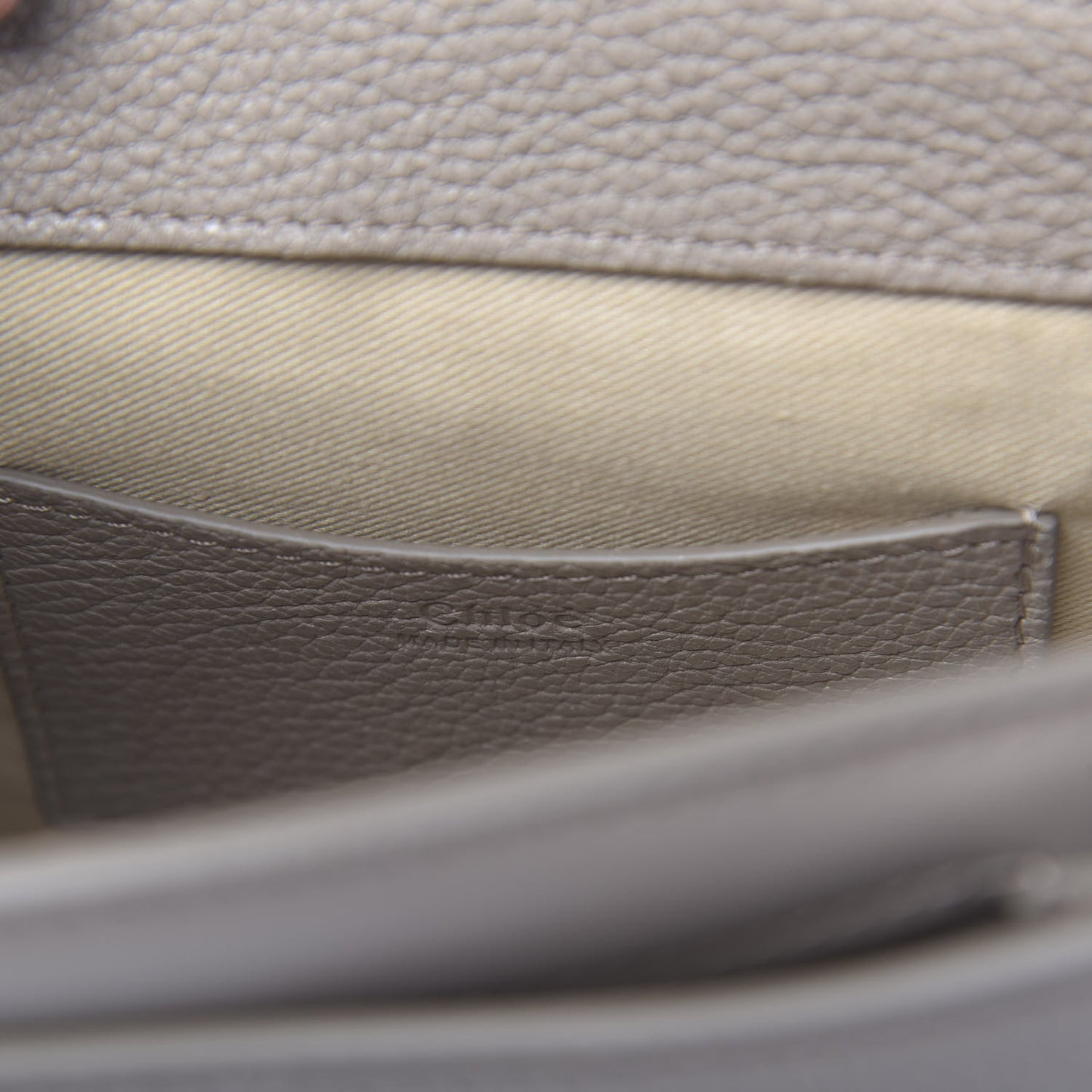 Calfskin Small Tess Bag Motty Grey