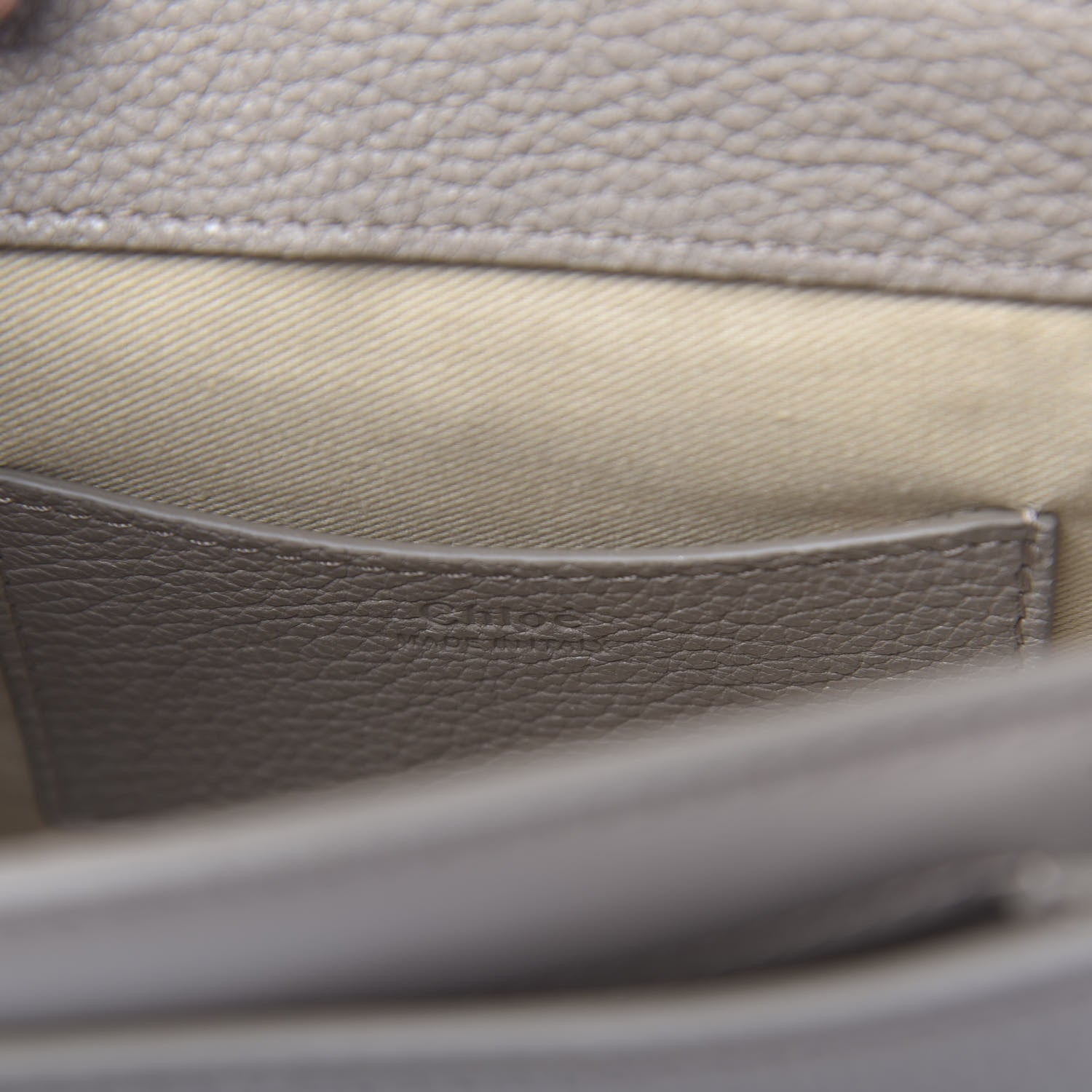 Chloe Calfskin Small Tess Bag Motty Grey 6 of 9
