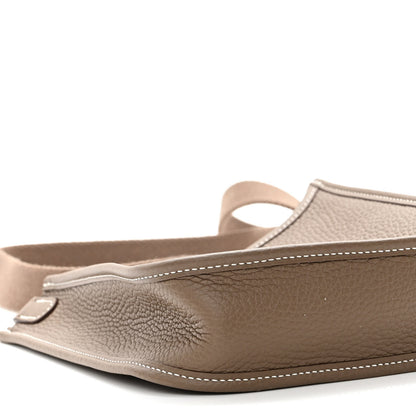 Hermes Taurillon Clemence Evelyne TPM Etoupe 9 of 11