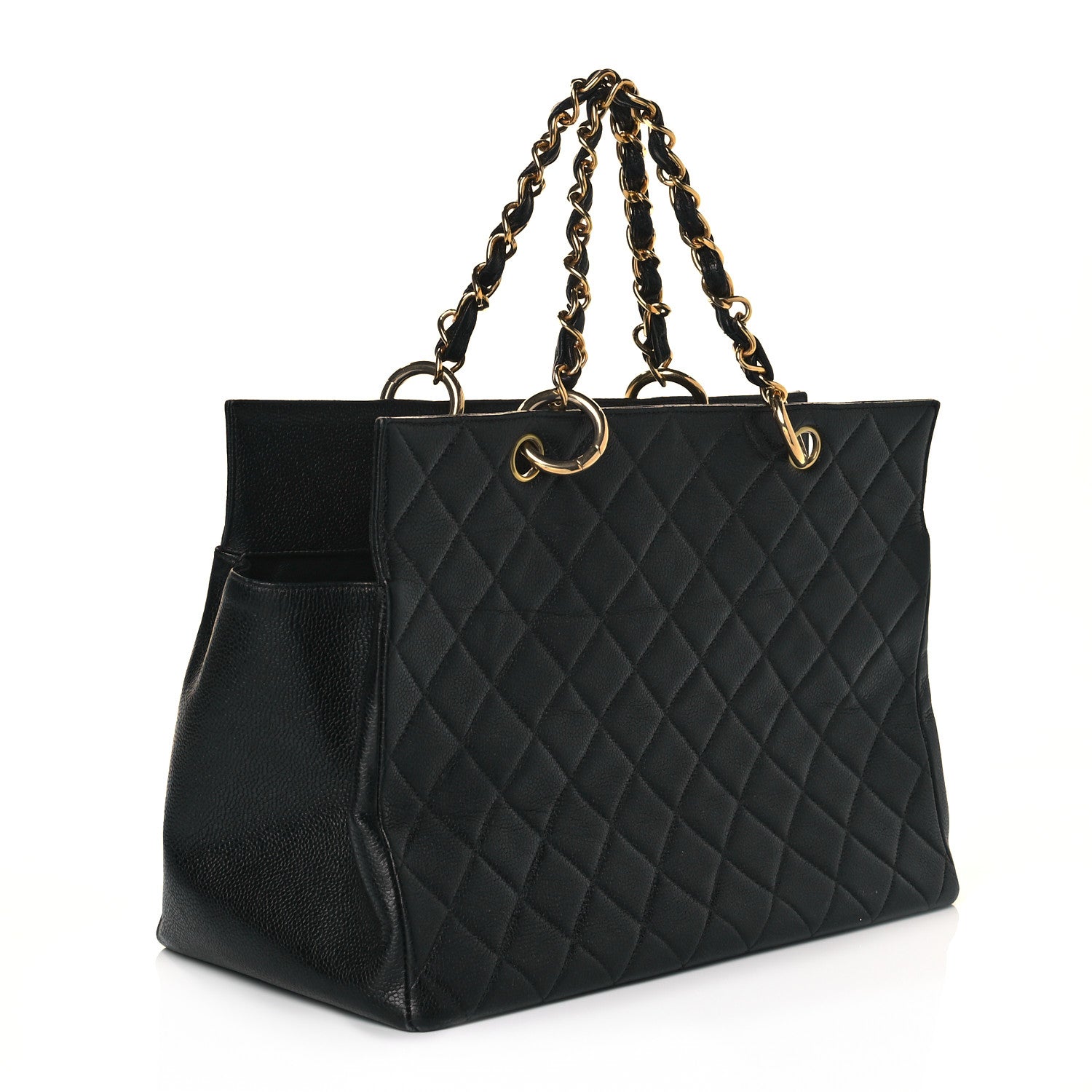Chanel Caviar Quilted Grand Timeless Tote GTT Black 3 of 15