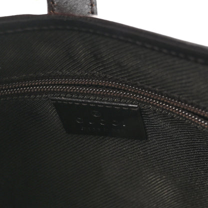 Gucci Monogram Web Small Jackie O Hobo Dark Brown 6 of 10