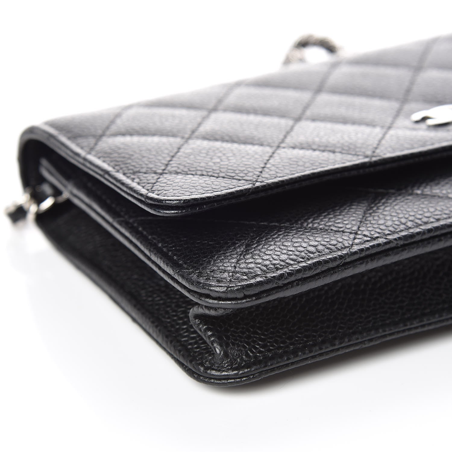 Chanel Caviar Quilted Wallet On Chain WOC Black 5 of 11