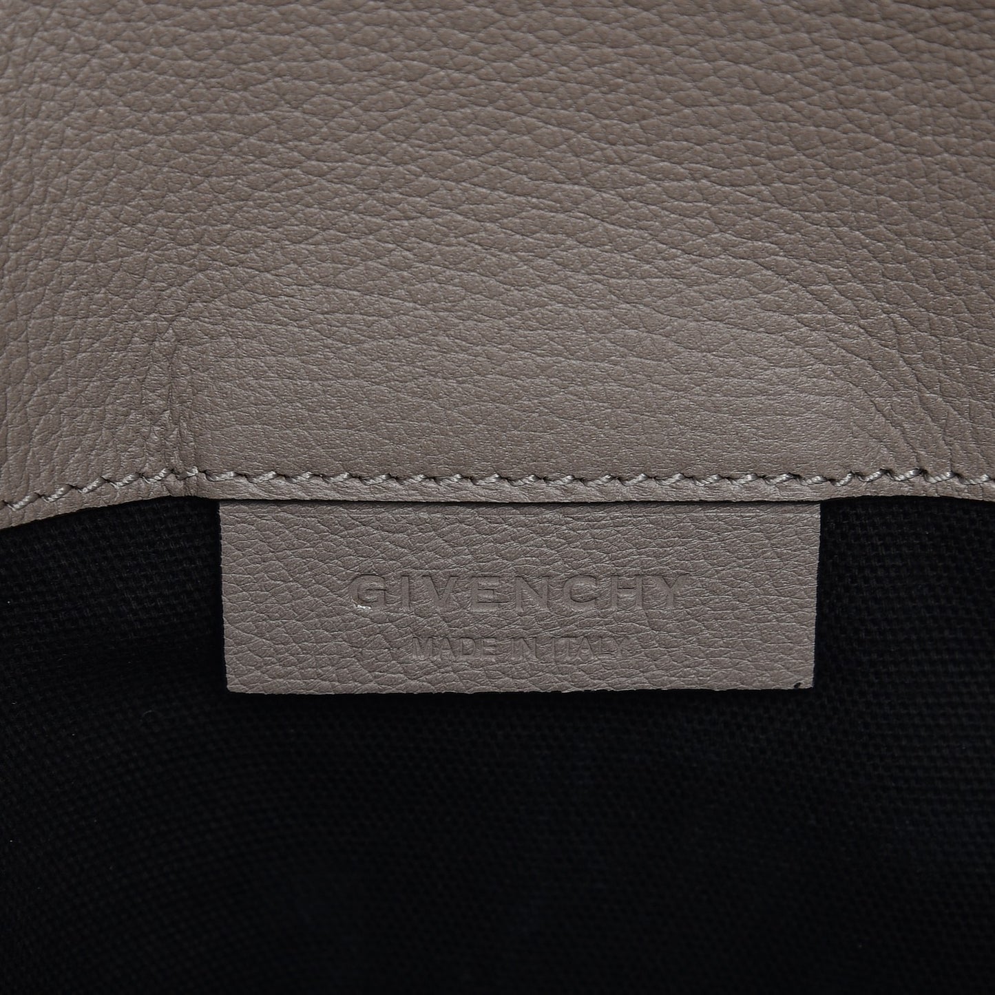 Sugar Goatskin Medium Antigona Envelope Clutch Mastic