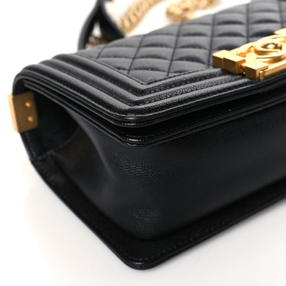 Chanel Caviar Quilted Small Boy Flap Black 8 of 9