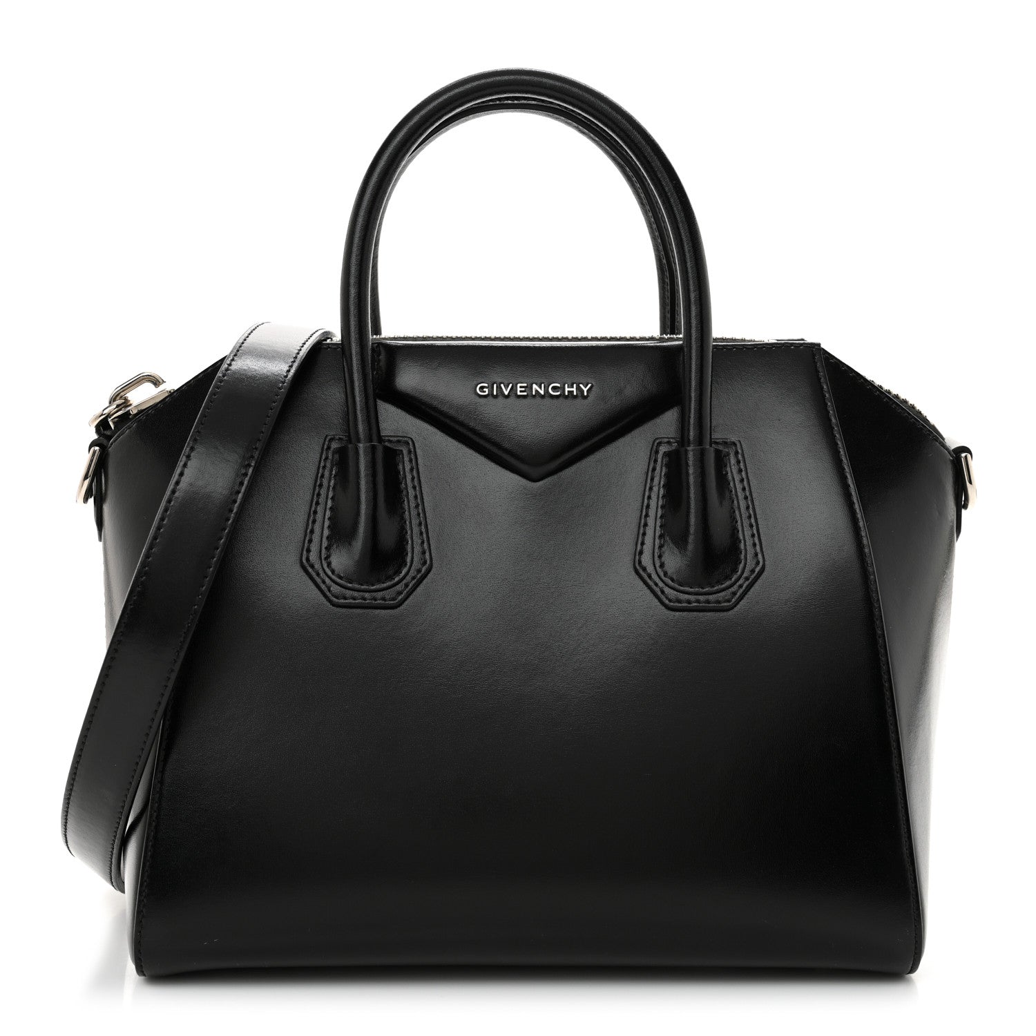 Givenchy Shiny Lord Calfskin Small Antigona Black 1 of 12