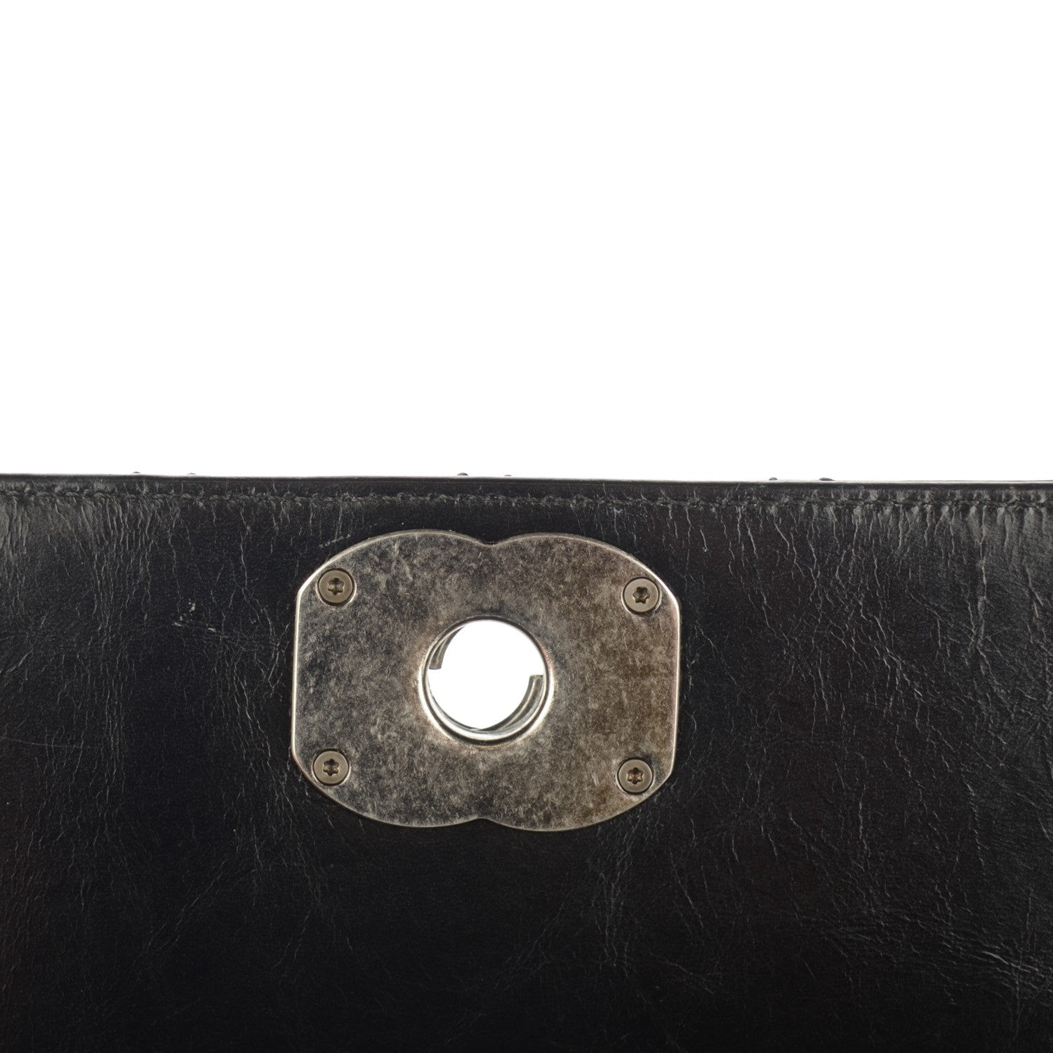Chanel Glazed Calfskin Quilted Small Coco Boy Flap Black 9 of 16