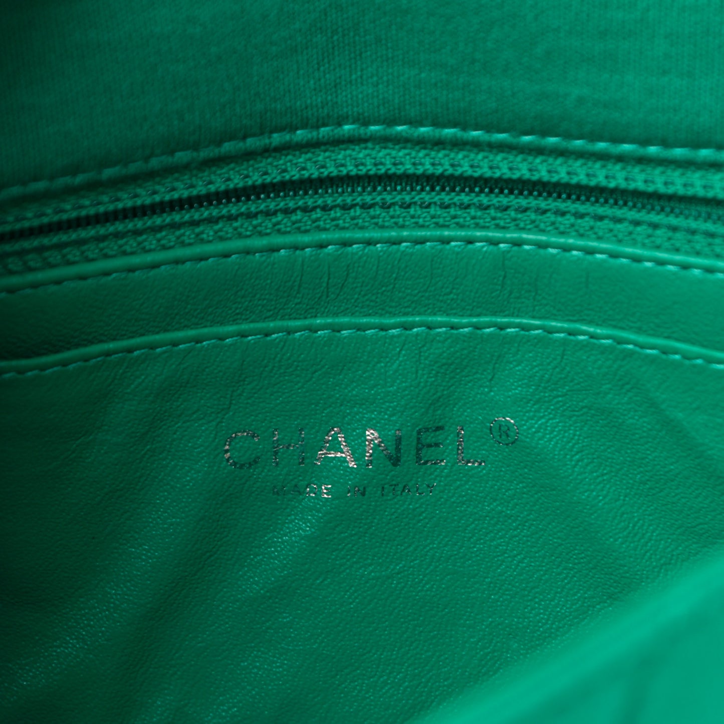 Jersey Quilted Mini Rectangular Flap Green