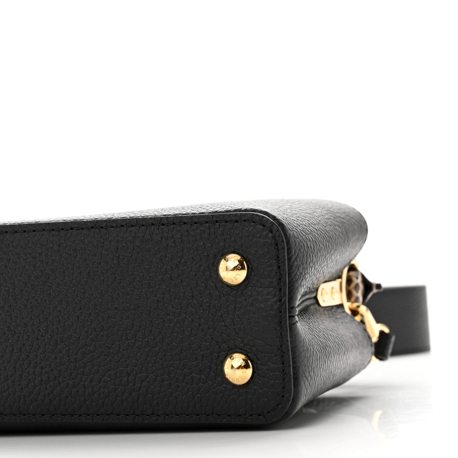 Louis Vuitton Taurillon Ayers Mini Capucines Black 10 of 10